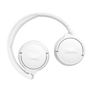 JBL Tune 670NC - White - Adaptive Noise Cancelling Wireless On-Ear Headphones - Detailshot 1